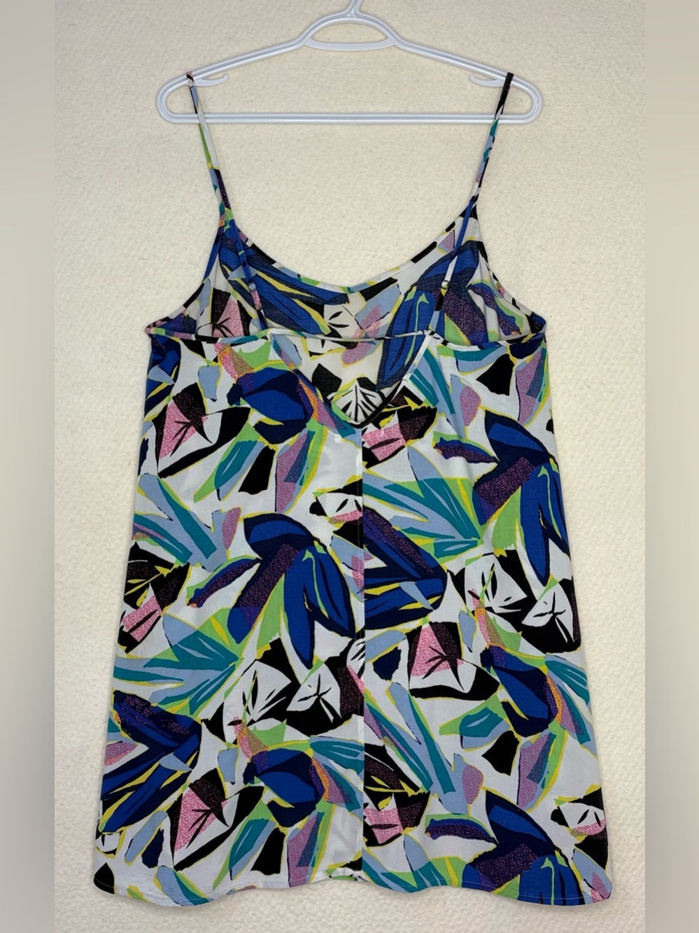 Vans Tropical Abstract Print Cami Mini Dress with Adjustable Spaghetti Straps - Picture 2 of 16